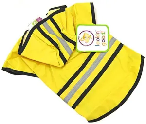 Fashion Pet Rainy Day Dog Slicker - Yellow - Small (10"-14" From Neck to Tail)