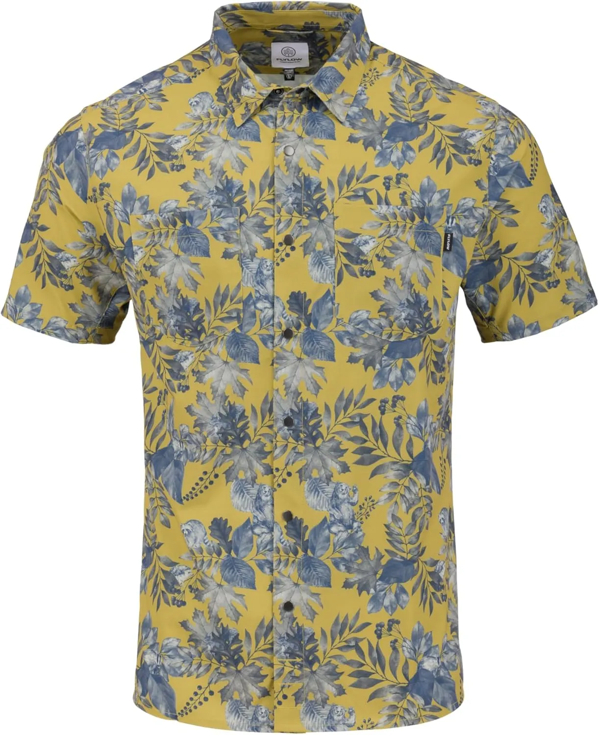 Flylow Men's Wesley Shirt - Short-Sleeve Button-Up Shirt for Mountain Biking & Casual Wear