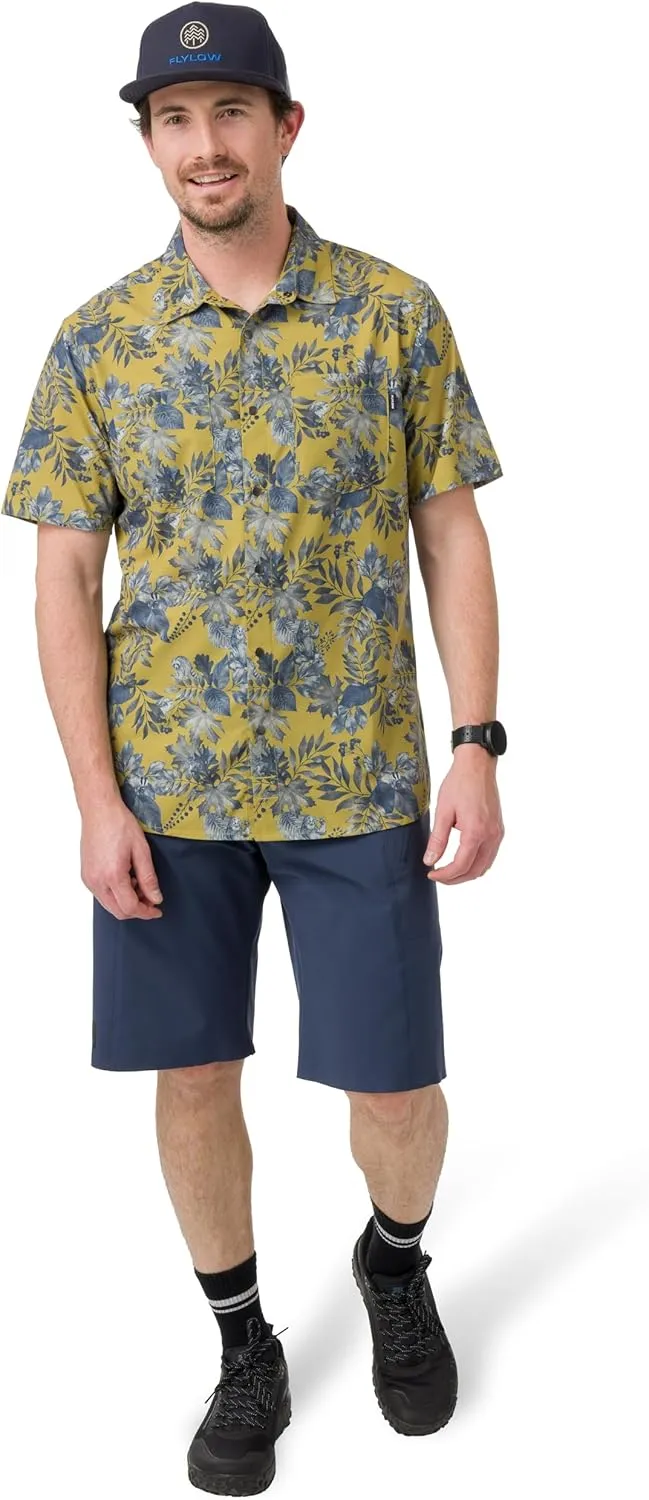 Flylow Men's Wesley Shirt - Short-Sleeve Button-Up Shirt for Mountain Biking & Casual Wear