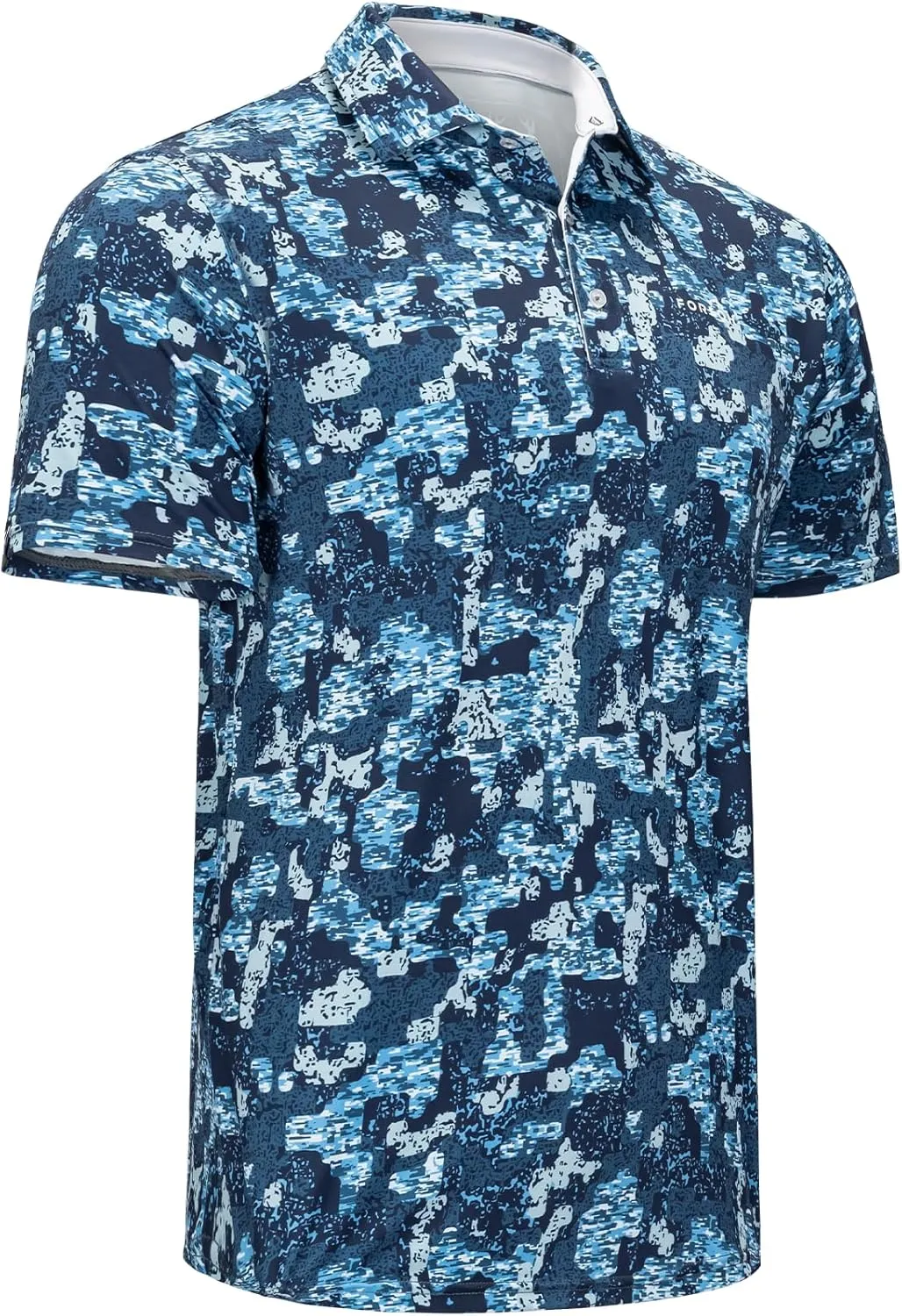 FORLOH SolAir Polo Shirt - UPF 50  Performance Polo | Moisture-Wicking | Quick-Drying | 4-Way Stretch | Sizes S-3XL