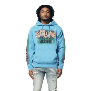 Fun French Terry Pullover Hoodie - Royal