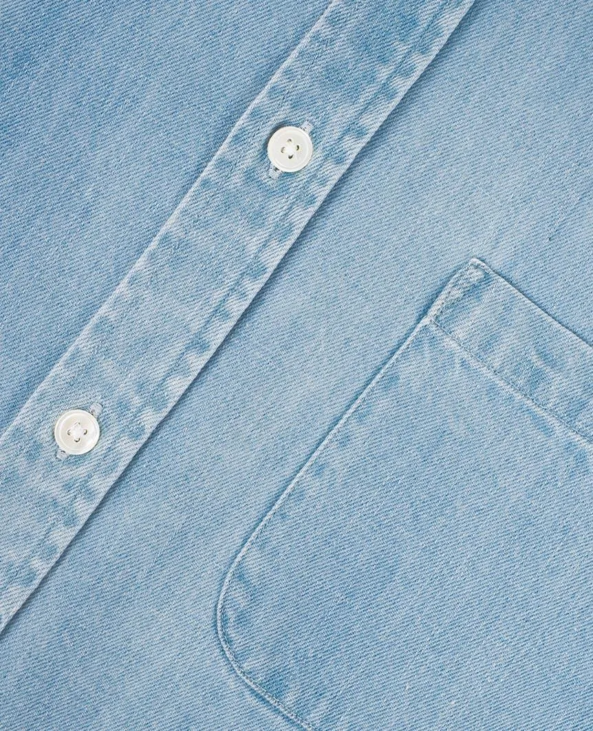 Ganga 3W Denim Short Sleeve Buttondown Shirt