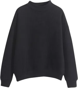 GIERIDUC Oversized Graphic Sweatshirt for Women Y2k Navy Blue Crewneck Sweatshirt Zip Up Fleece Women Stripe Pullover