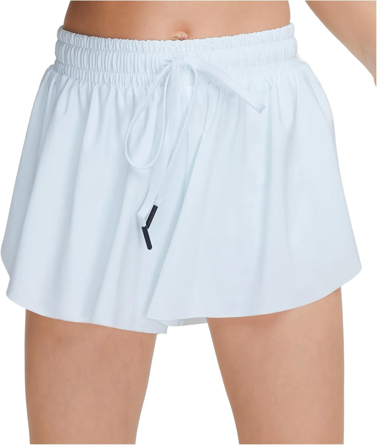 Girl Kids Flowy Shorts with Pocket Youth Butterfly Athletic Shorts Running Titness Shorts Active Workout Sports
