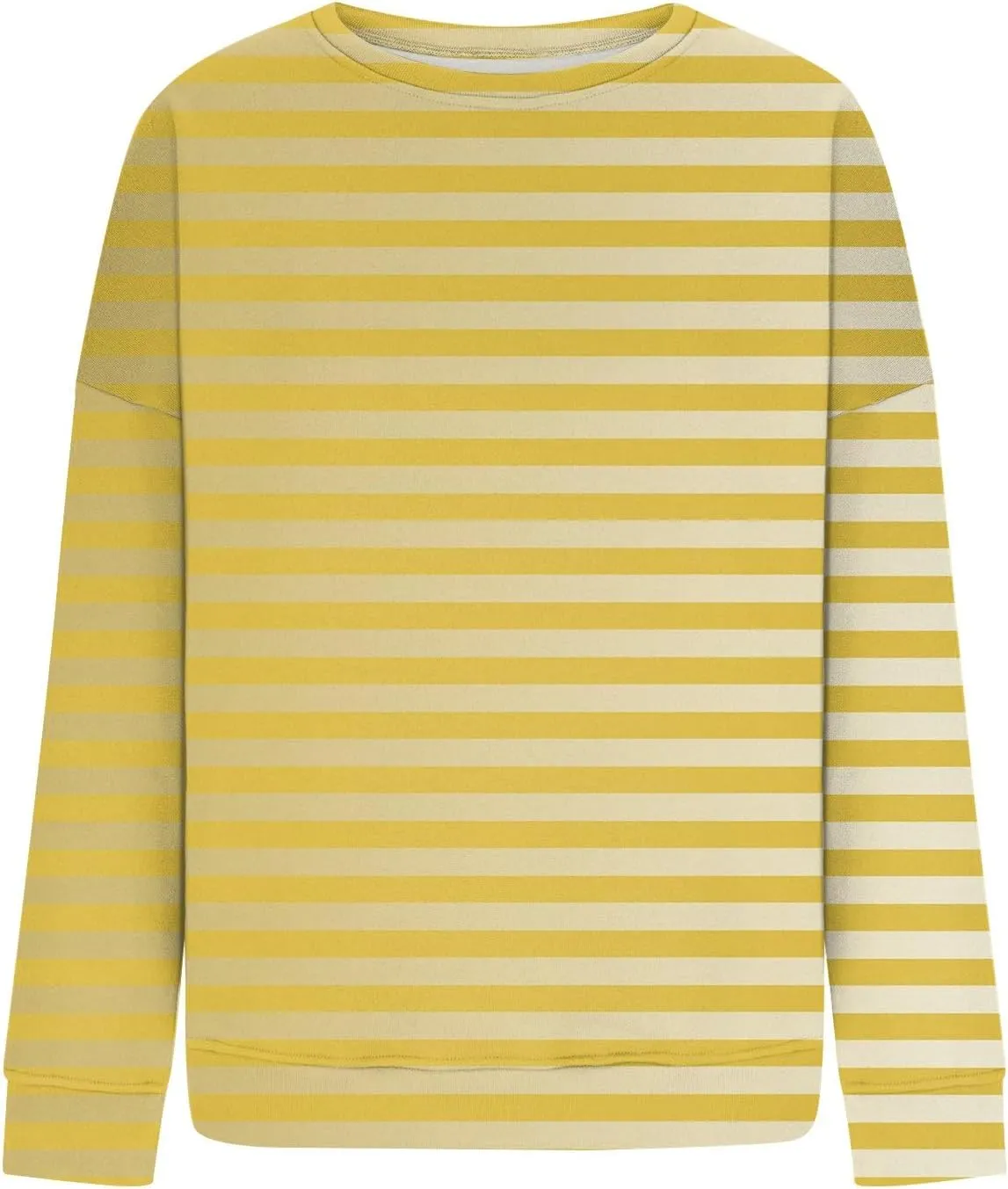 GOFULY Crew Neck Oversized Sweatshirt For Girls Long Sleeve Fall Tops Crop Striped Color Block Sweatshirts Winter Pullover
