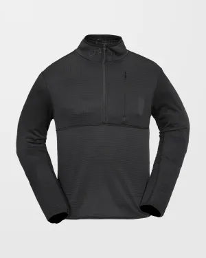 Gridlock Second Layer Fleece Sweatshirt - Black