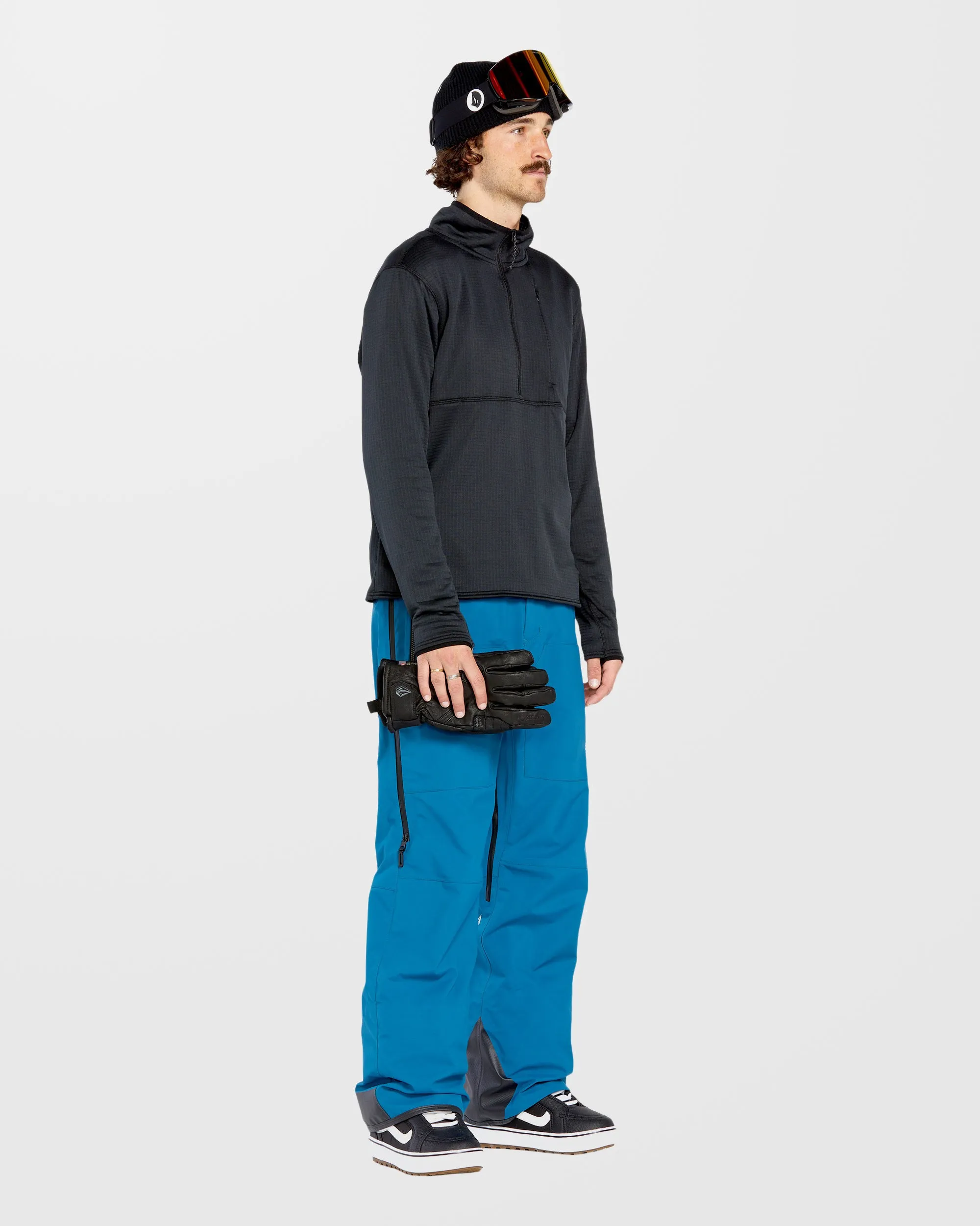 Gridlock Second Layer Fleece Sweatshirt - Black