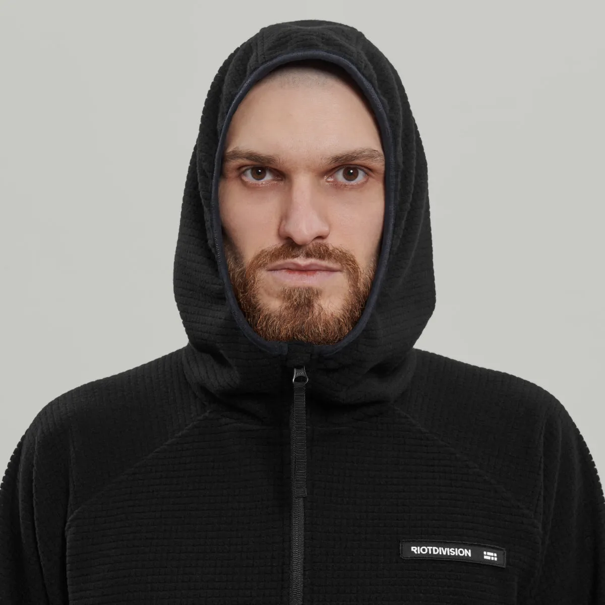 Half Zip Fleece Hoodie Gen.2 RD-HZFH_GEN.2 BLACK