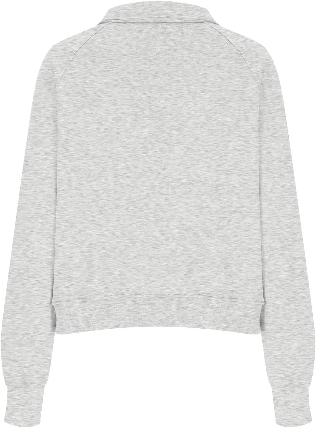 Half Zip Sweatshirt Women Cropped Oversized Fleece Pullover Zipped Thumb Hole Cute Sweatshirts with Pockets