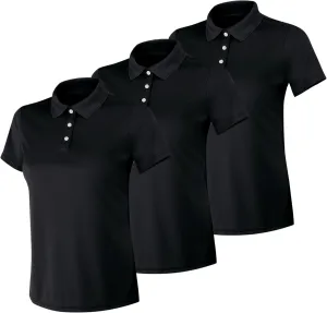 Hanes Women's Sport Cool DRI Polo Shirt, Moisture-Wicking Performance Polo Shirt for Women