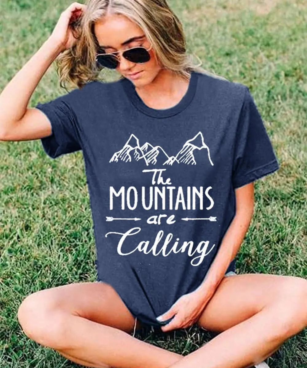Hiking Mountain Shirts Women Funny Adventure Graphic Tank Top Summer Outdoor Camping Sleeveless Tee