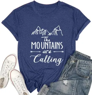 Hiking Mountain Shirts Women Funny Adventure Graphic Tank Top Summer Outdoor Camping Sleeveless Tee
