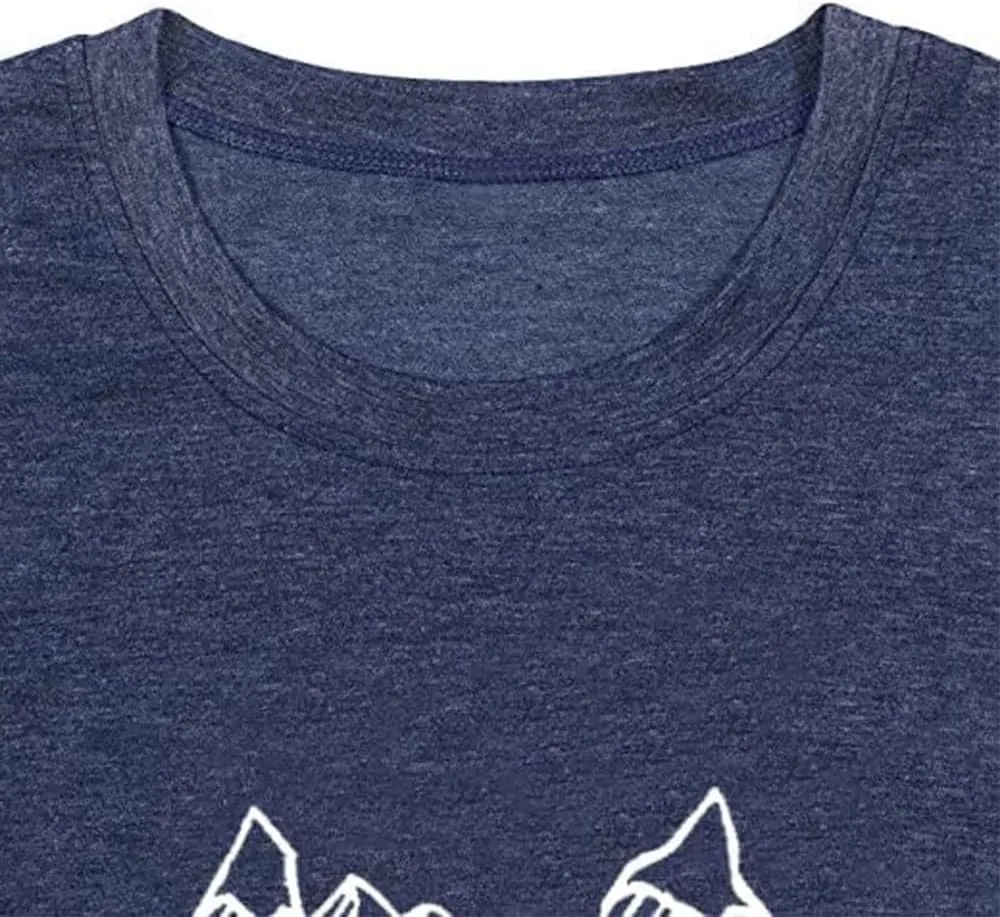 Hiking Mountain Shirts Women Funny Adventure Graphic Tank Top Summer Outdoor Camping Sleeveless Tee