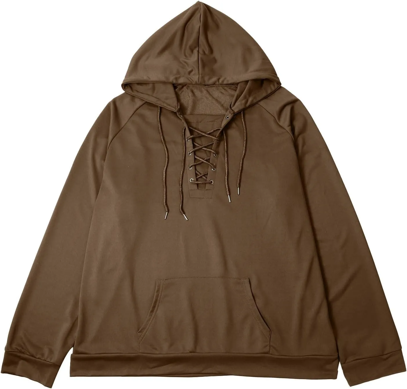 Hoodie Men And Winter Vintage Long Sleeve Hoodie Half Zipper Hooded Sweatshirt Top Workwear Multi Pocket Outdoor