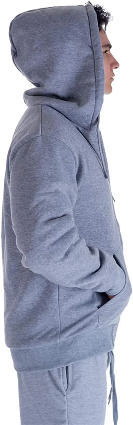 Hoodies for Men Winter Warm Heavyweight Sherpa Lined Fleece Zip Up Hoody Jacket