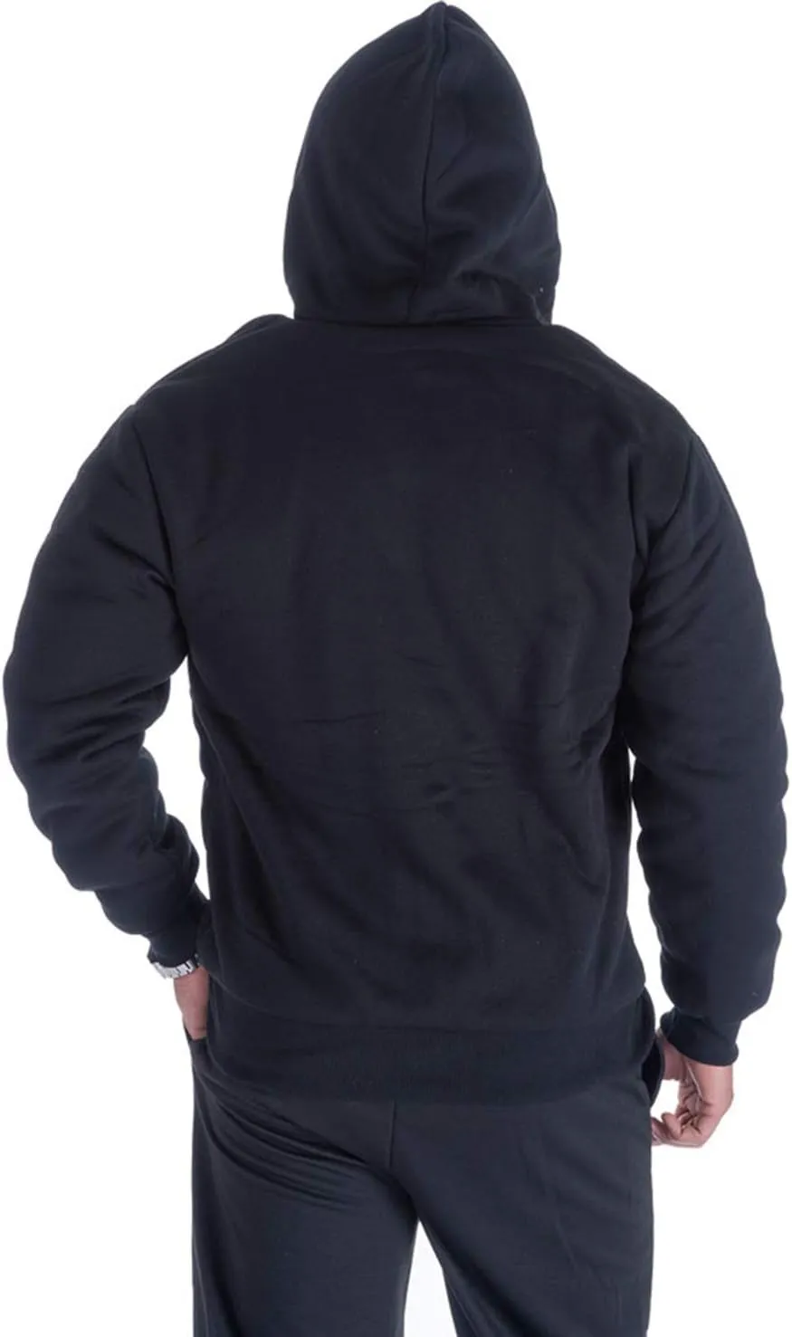 Hoodies for Men Winter Warm Heavyweight Sherpa Lined Fleece Zip Up Hoody Jacket