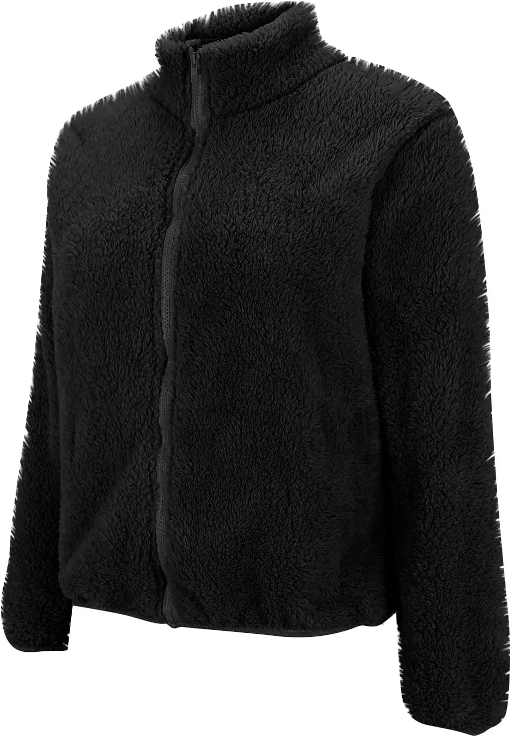 Hoodies for Women Zip Up Comfy Warm Plus Size Teddy Jackets with Pockets Lightweight Fleece Fall Winter Coats