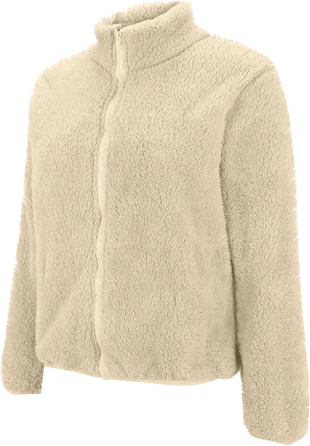 Hoodies for Women Zip Up Comfy Warm Plus Size Teddy Jackets with Pockets Lightweight Fleece Fall Winter Coats