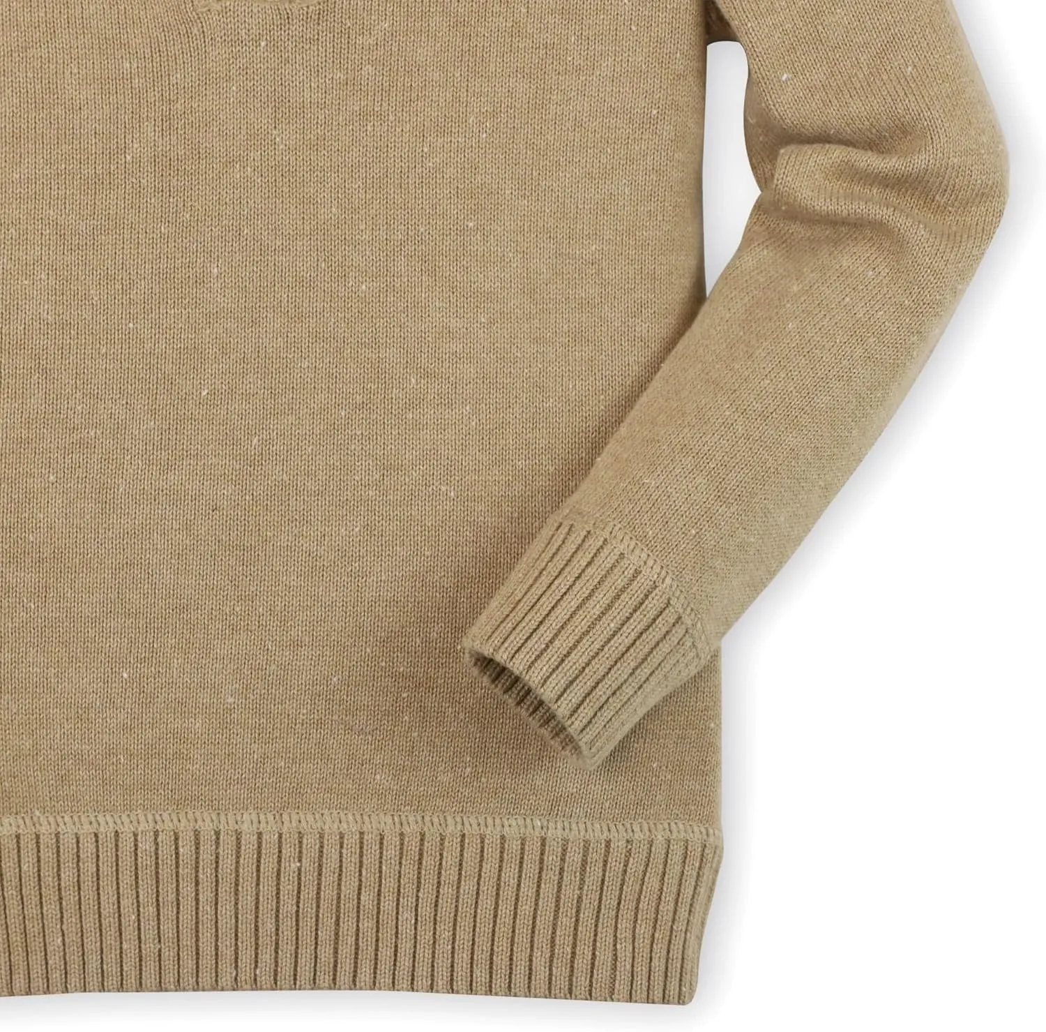 Hope & Henry Boys' Long Sleeve Henley Pullover Sweater