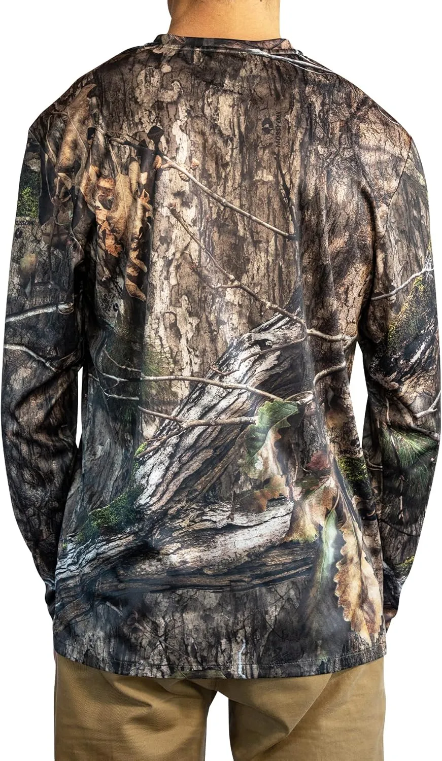 HOT SHOT Mens Camo Hunting Long Sleeve Shirt  Quick Dry Performance Shirt