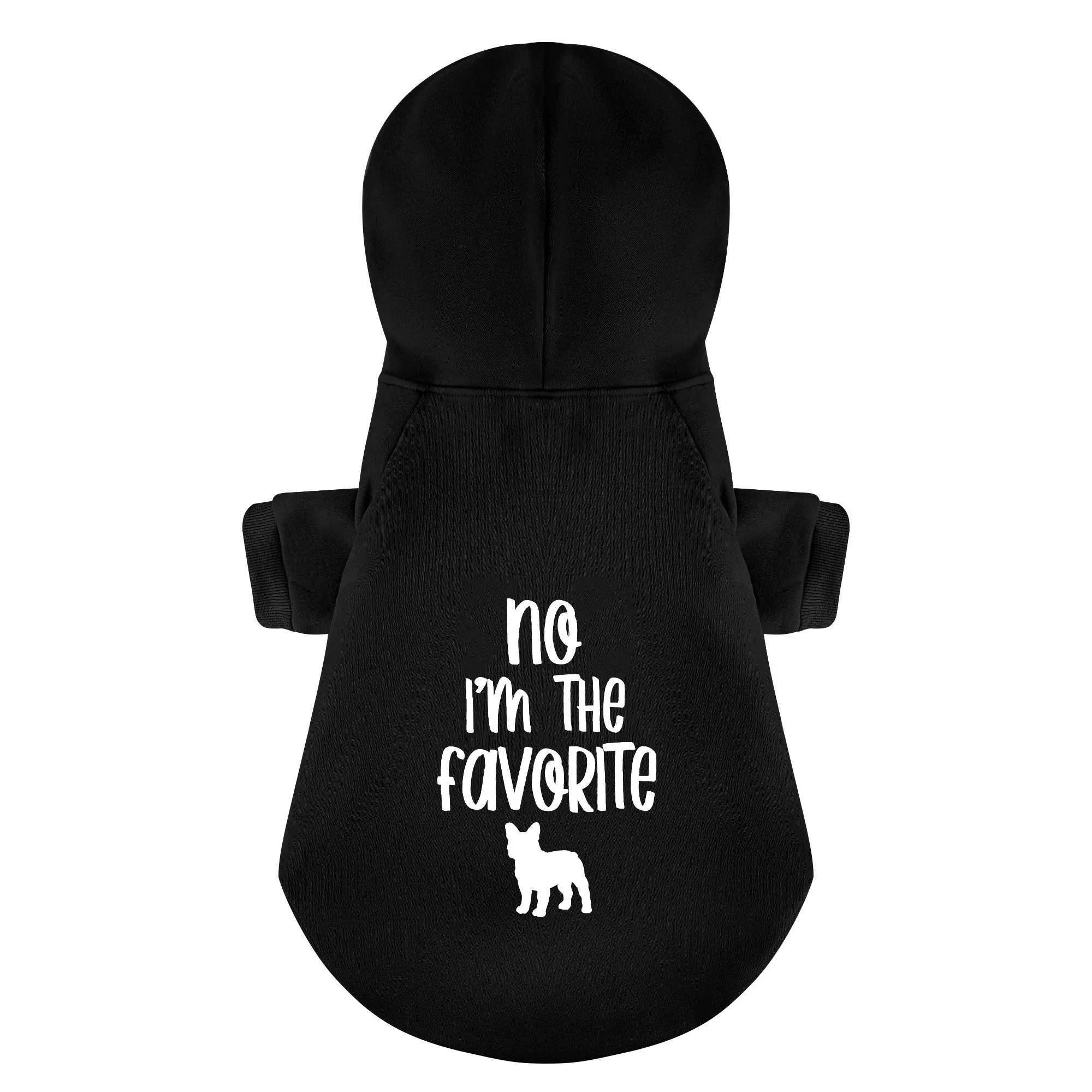 I’m the favorite  and No, I’m the favorite  - Matching French Bulldog Hoodies – Stylish, Cozy & Personalized!