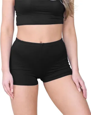 Janisramone Women's Mini Shorts, Workout Shorts - Chic Hot Pants for Dance Gym Shorts Women | Perfect Summer Booty Shorts