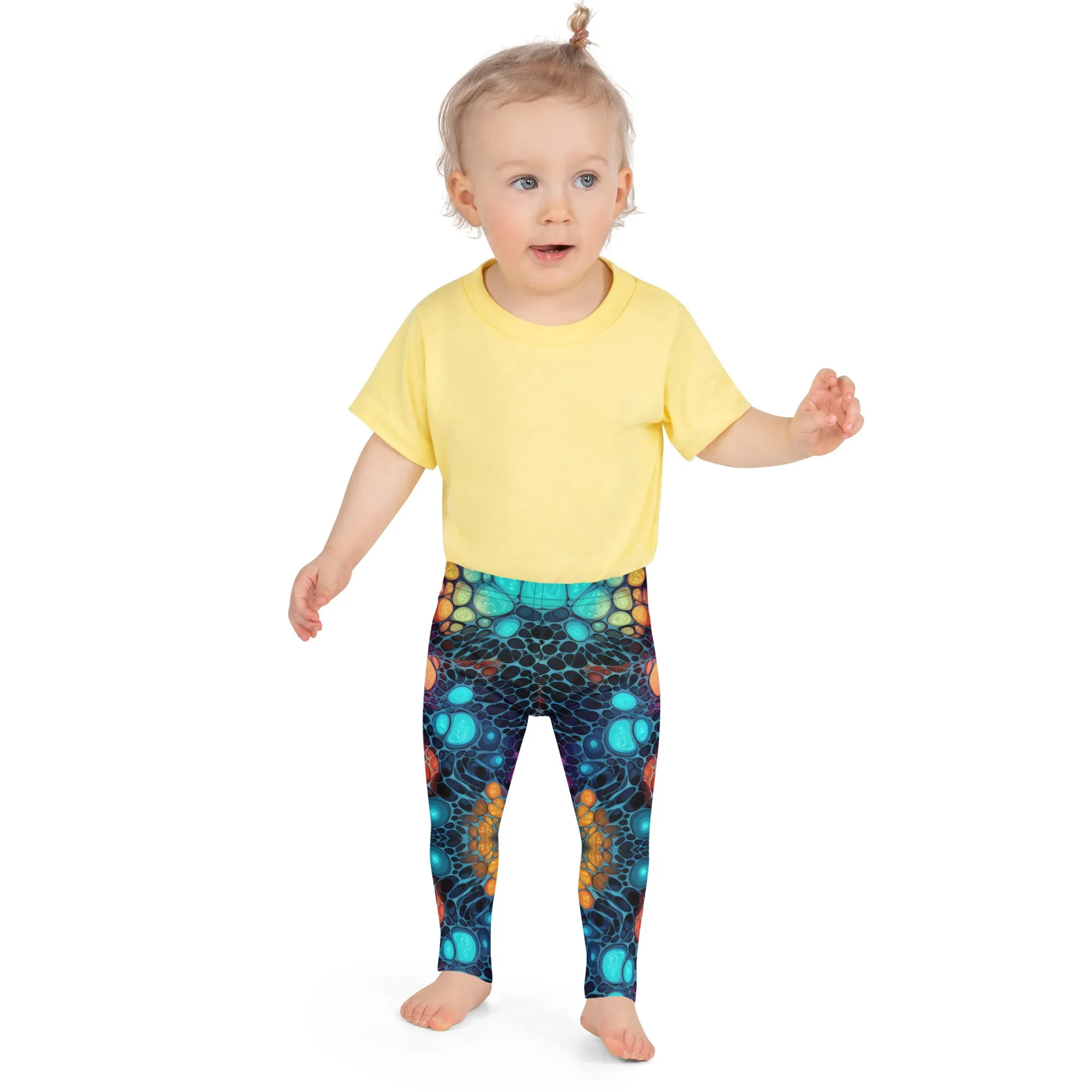 Kid's Leggings Christmas Cellular Lights