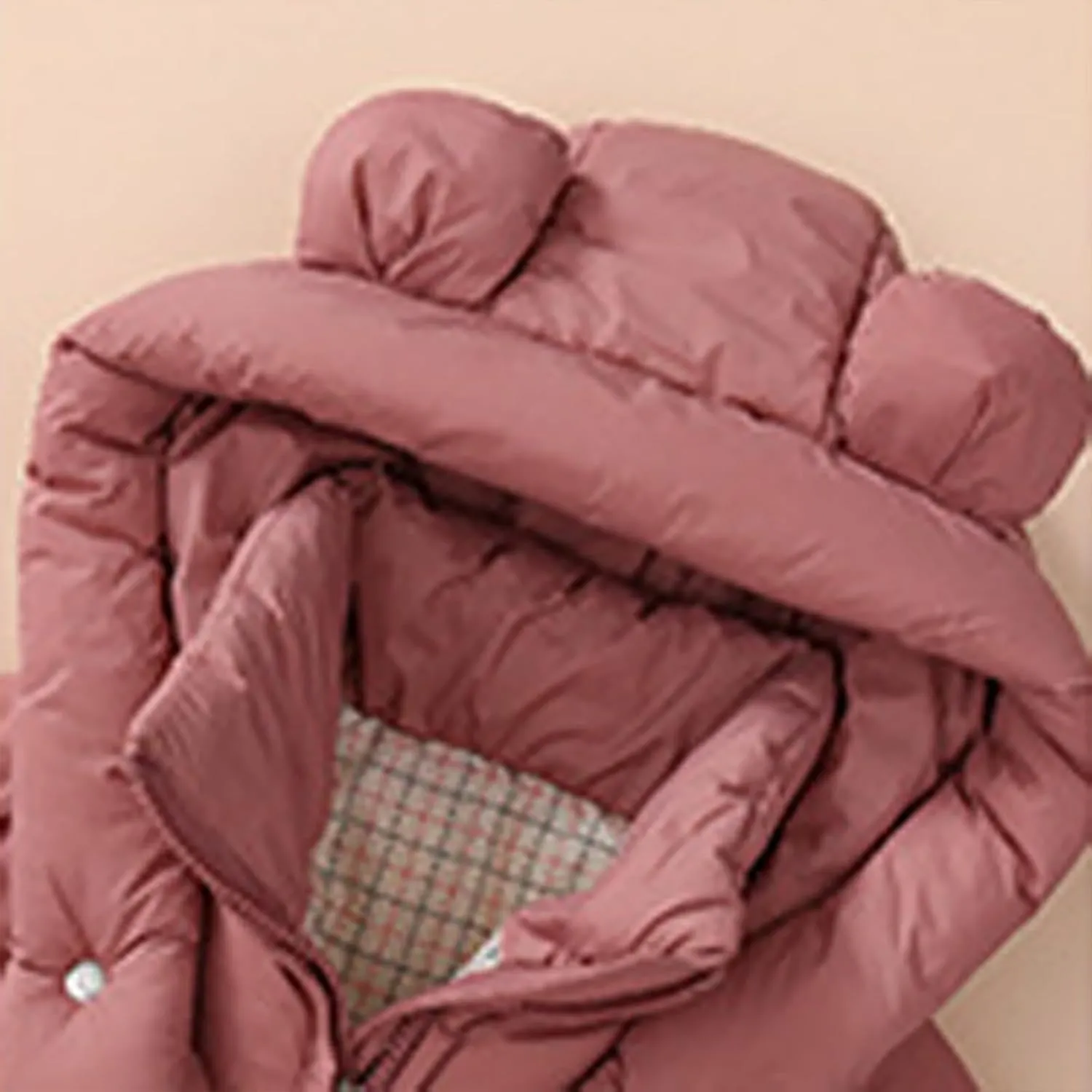 Kids Toddler Baby Girls Boys Winter Warm Thick Solid Cotton Long Sleeve Padded Jacket Coat Big Boys Winter Coats