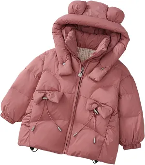 Kids Toddler Baby Girls Boys Winter Warm Thick Solid Cotton Long Sleeve Padded Jacket Coat Big Boys Winter Coats