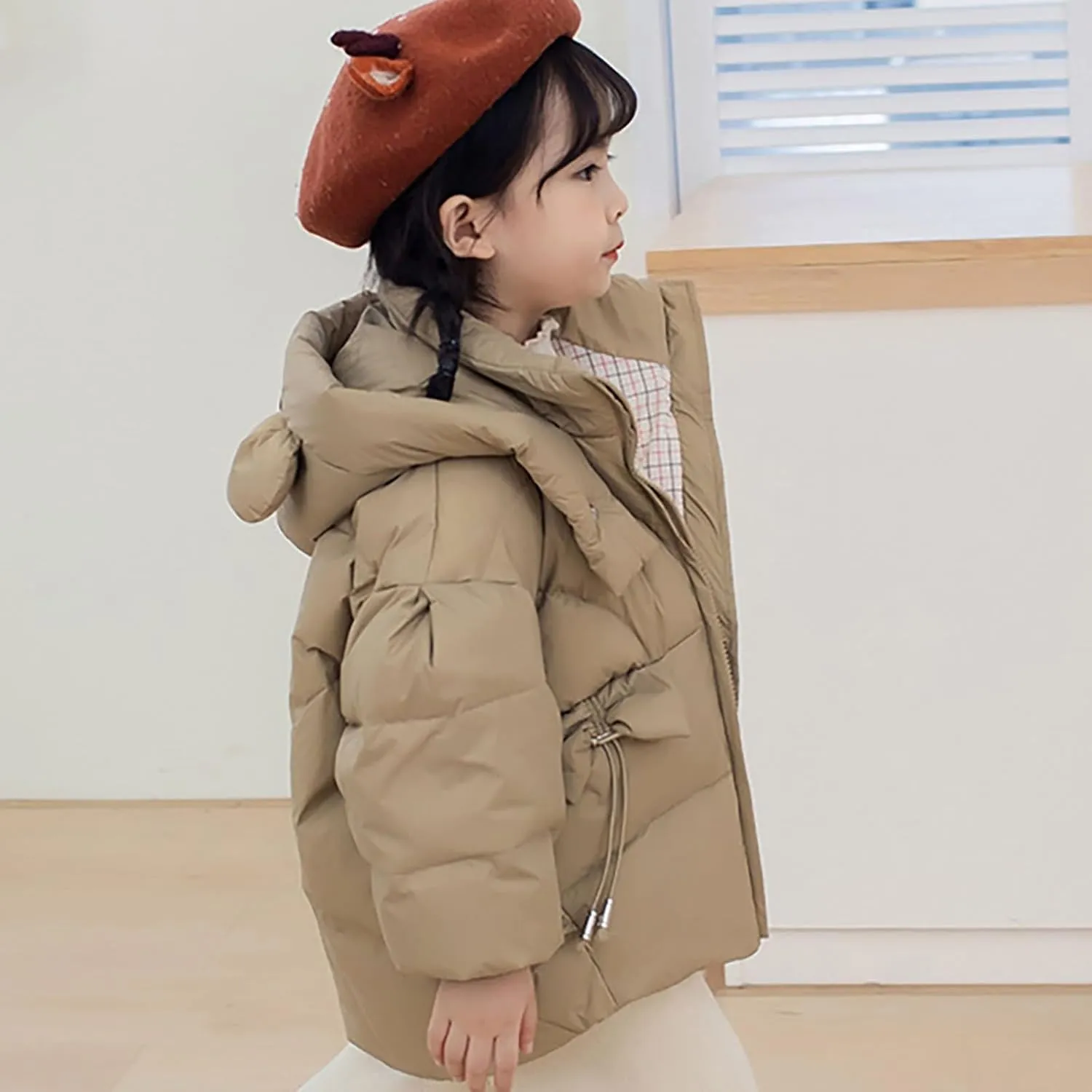 Kids Toddler Baby Girls Boys Winter Warm Thick Solid Cotton Long Sleeve Padded Jacket Coat Big Boys Winter Coats