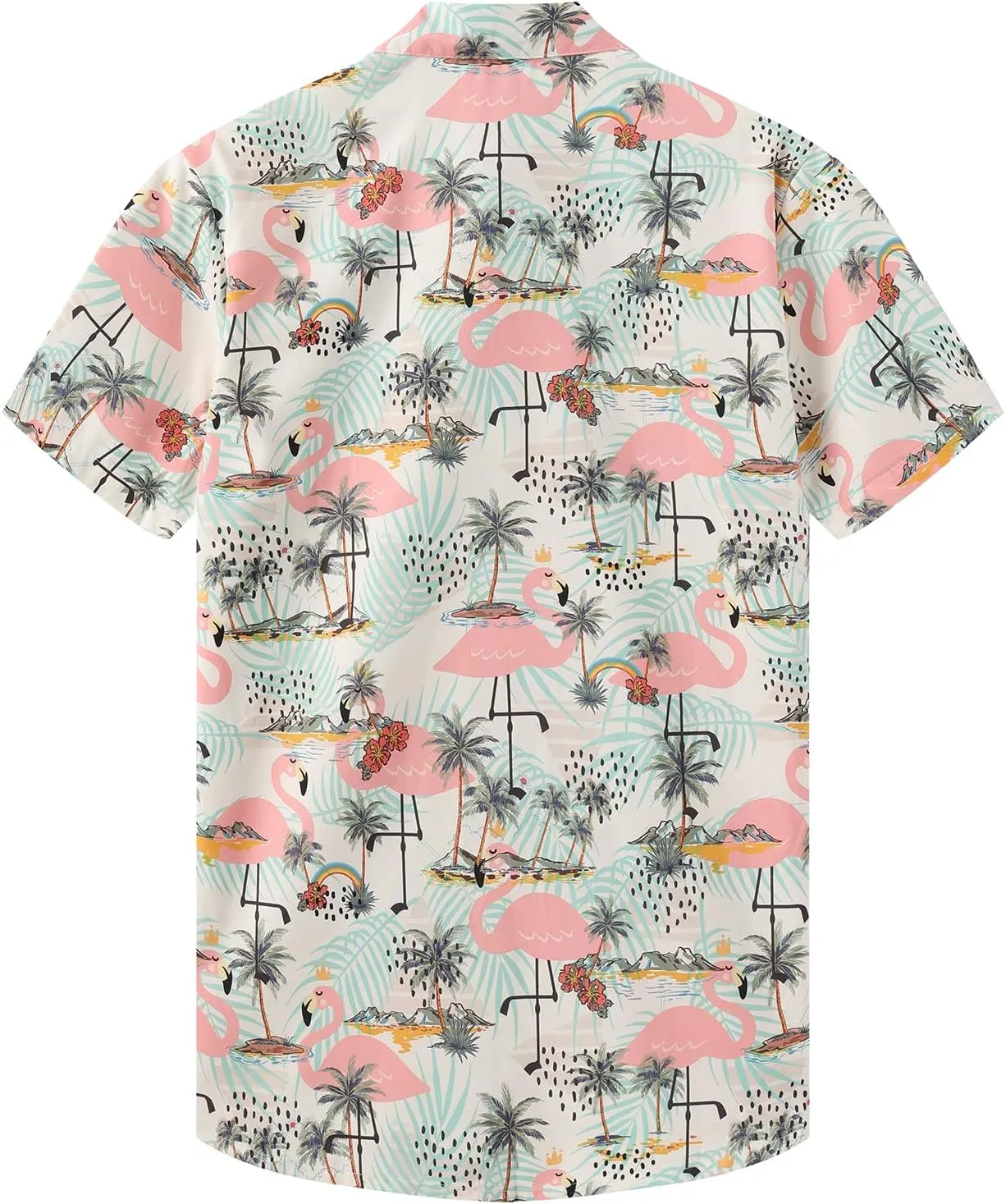 KYKU Hawaiian Shirt for Men: Beach Vacation Summer Short Sleeve Button Down Mens Shirts Casual Stylish