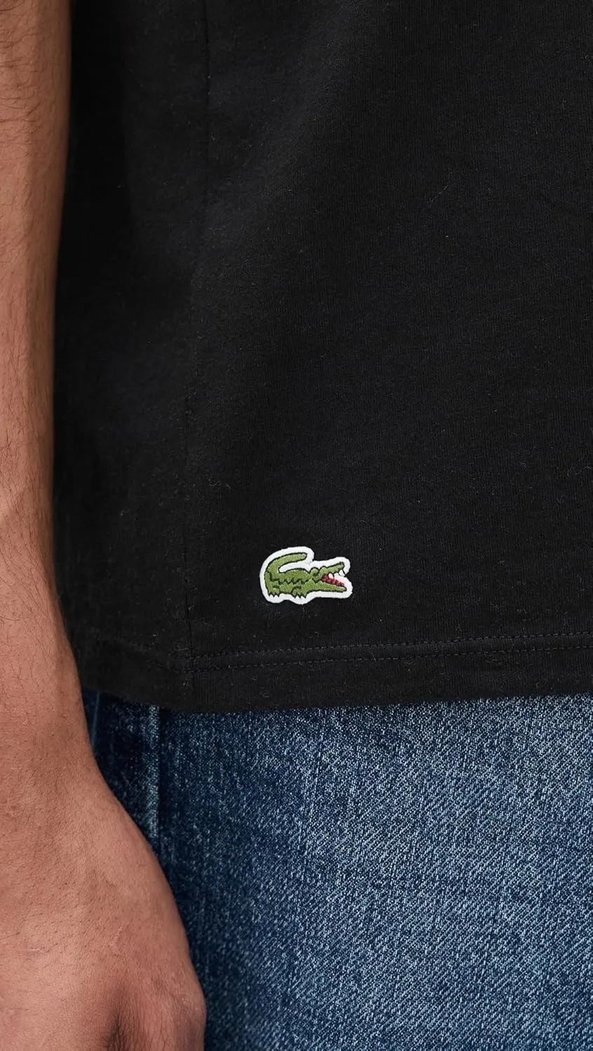 Lacoste Men's Cotton Undershirt Crew Tee 3 Pack