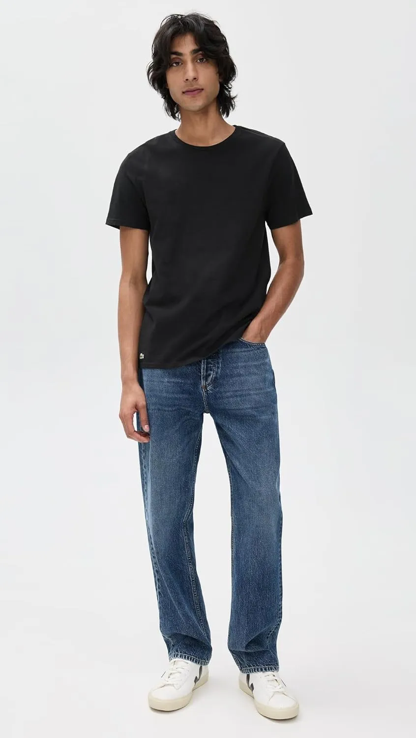 Lacoste Men's Cotton Undershirt Crew Tee 3 Pack