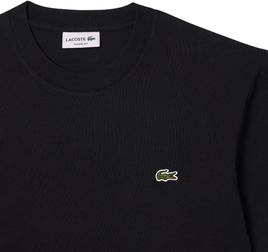 Lacoste Mens Short Sleeve Classic Fit Crew Neck Tee Shirt