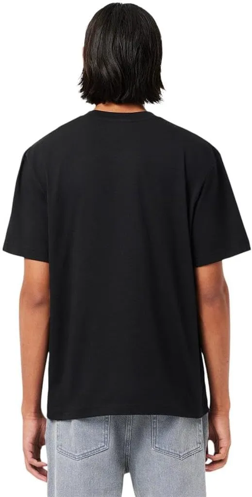 Lacoste Mens Short Sleeve Classic Fit Crew Neck Tee Shirt