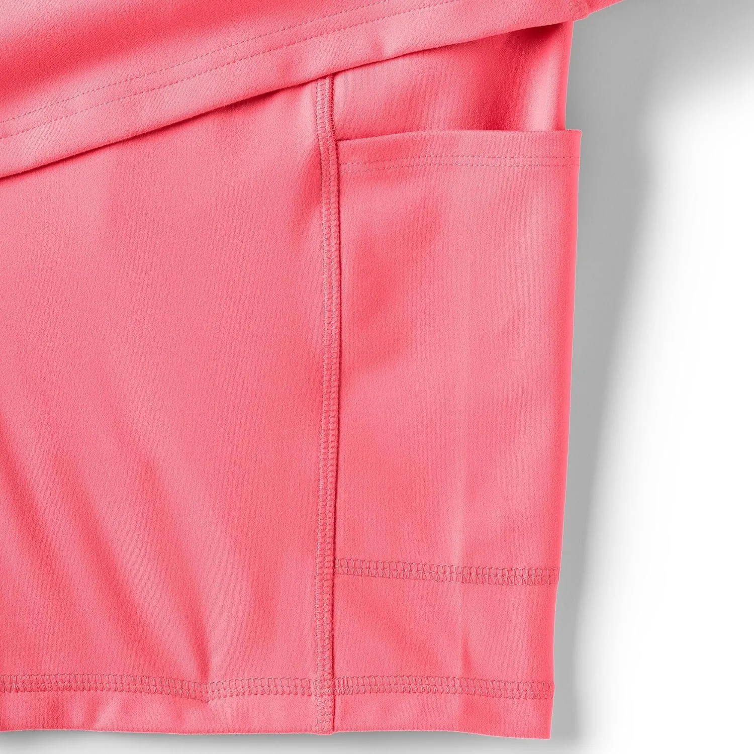 Lands' End Women's Active High Impact High Rise Flat Front Skorts