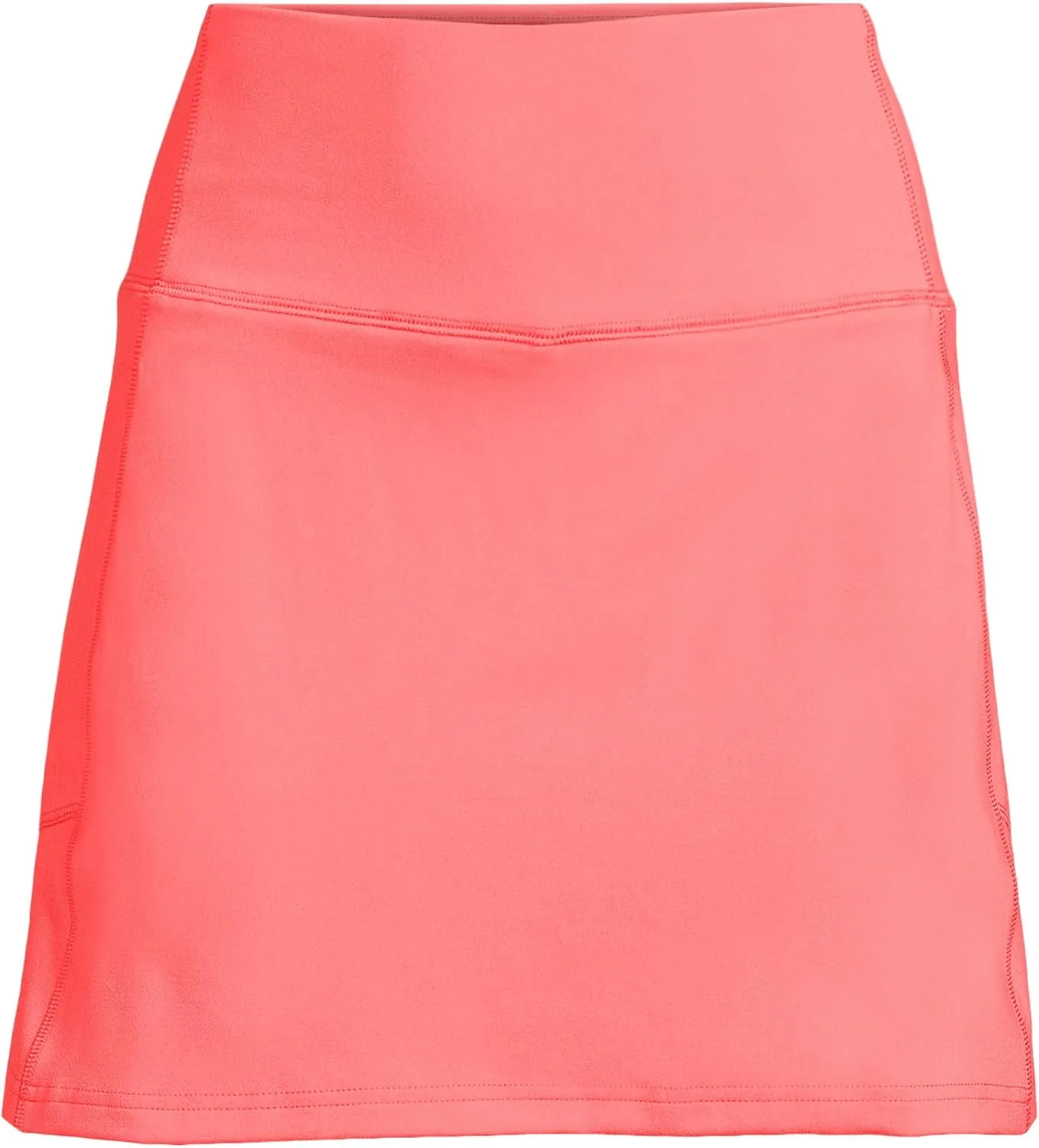 Lands' End Women's Active High Impact High Rise Flat Front Skorts