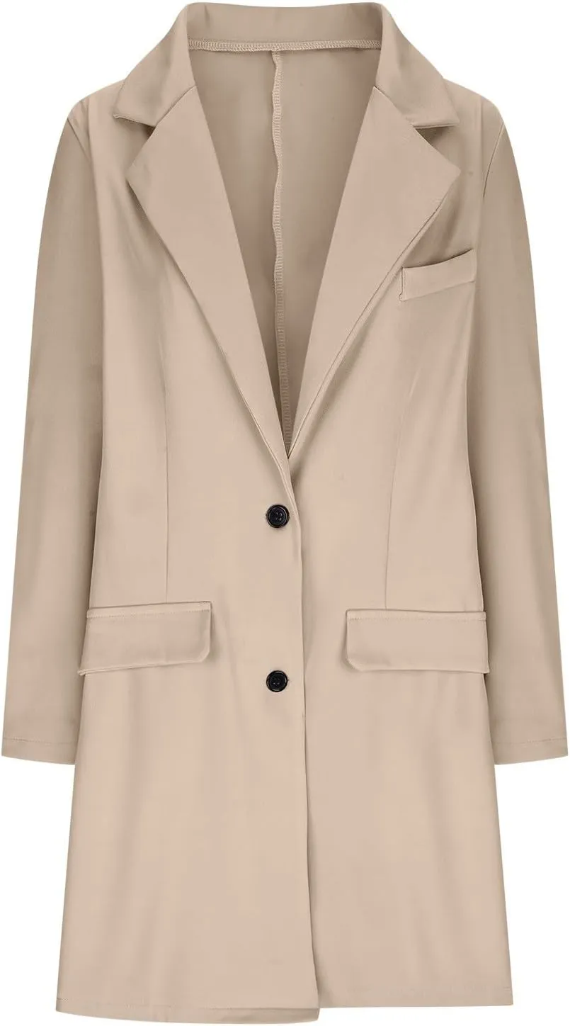 LCMTWX Trench Coat for Women 2023 Office Sleeveless Button Woolen Jacket Coat Trench Coat Women Trench Coats for Women