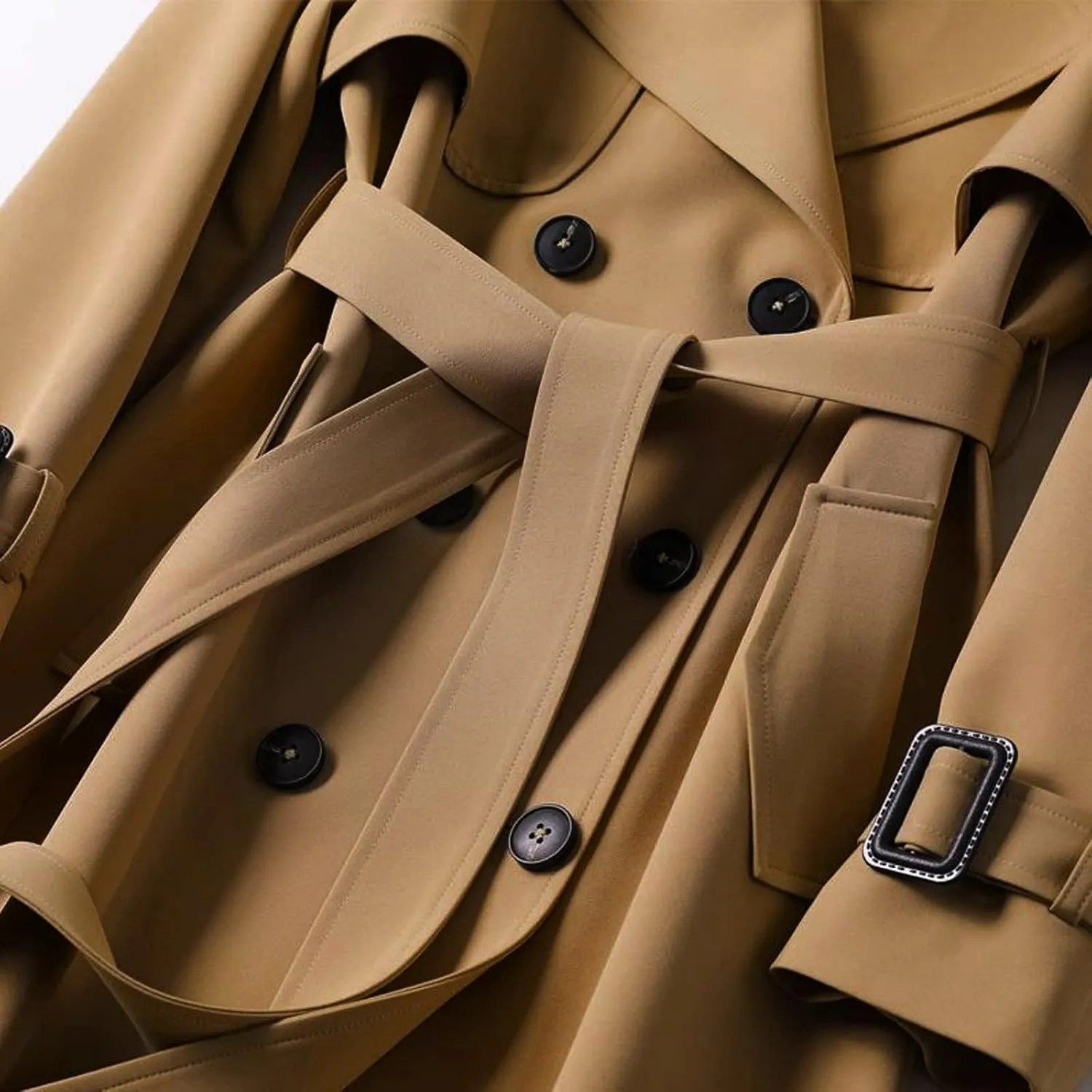 LCMTWX Winter Coat Women Long Suit Collar Printed Pocket Jacket Womens Winter Coats Trench Coat Women Coats for Women