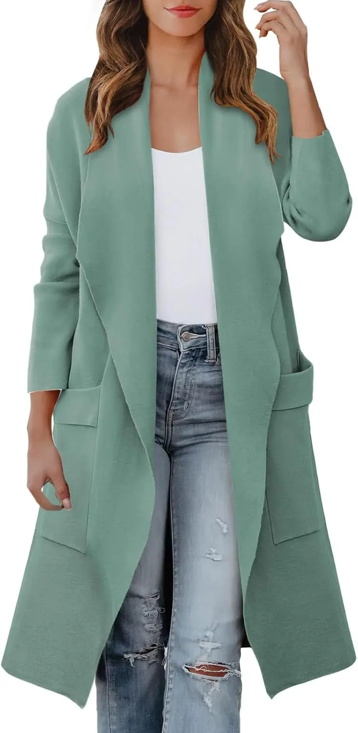 LCMTWX Winter Coat Women Long Suit Collar Printed Pocket Jacket Womens Winter Coats Trench Coat Women Coats for Women