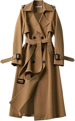 LCMTWX Winter Coat Women Long Suit Collar Printed Pocket Jacket Womens Winter Coats Trench Coat Women Coats for Women