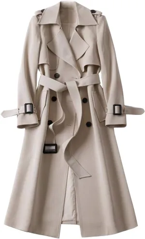 LCMTWX Women Trench Coat Hooded Coat Outwear Womens Elegant Windbreaker Wild Winter Women's Coat Women Trench Coat Women