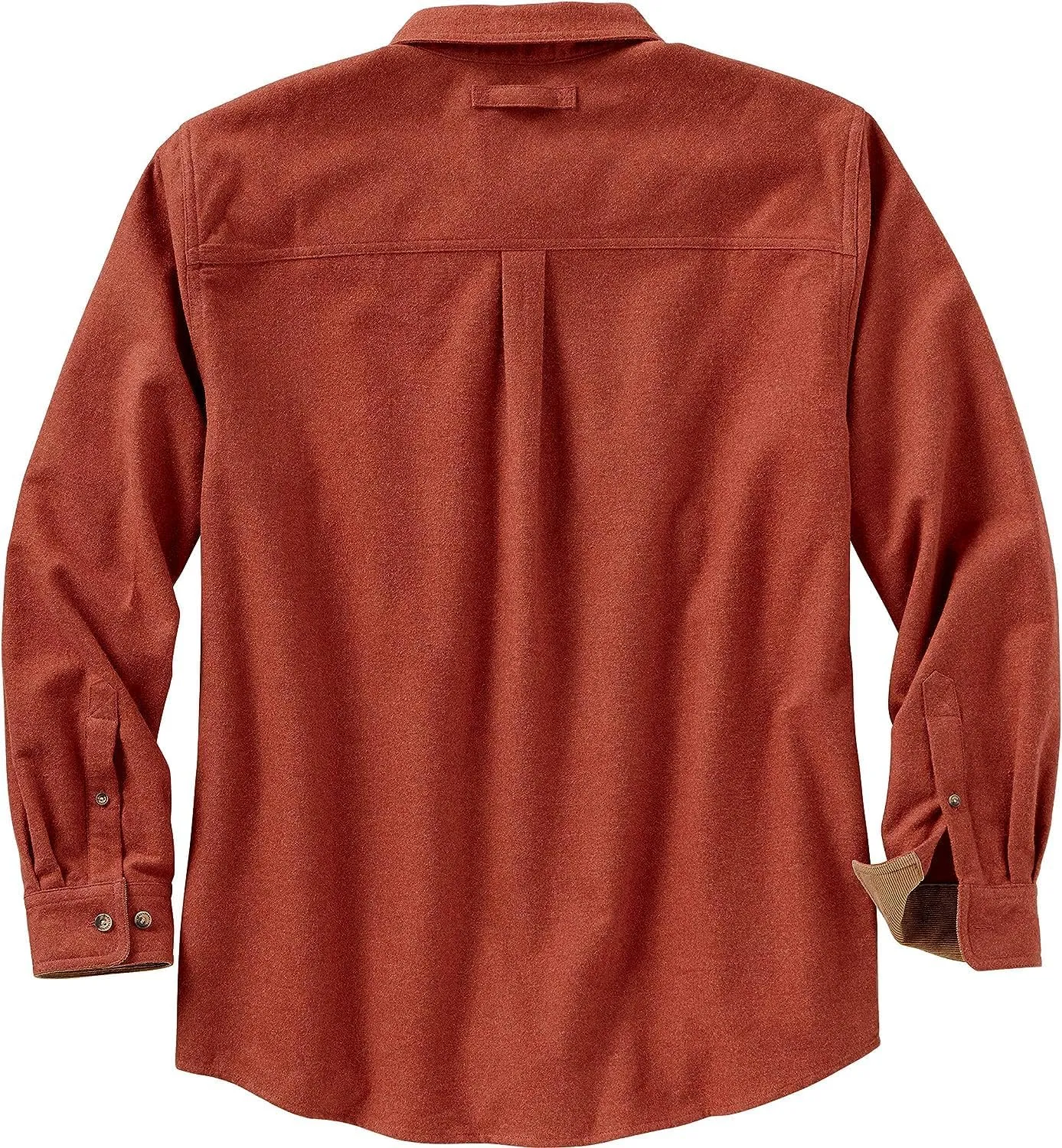 Legendary Whitetails Men's Buck Camp Flannel, Long Sleeve Plaid Button Down Casual Shirt, Corduroy Cuffs