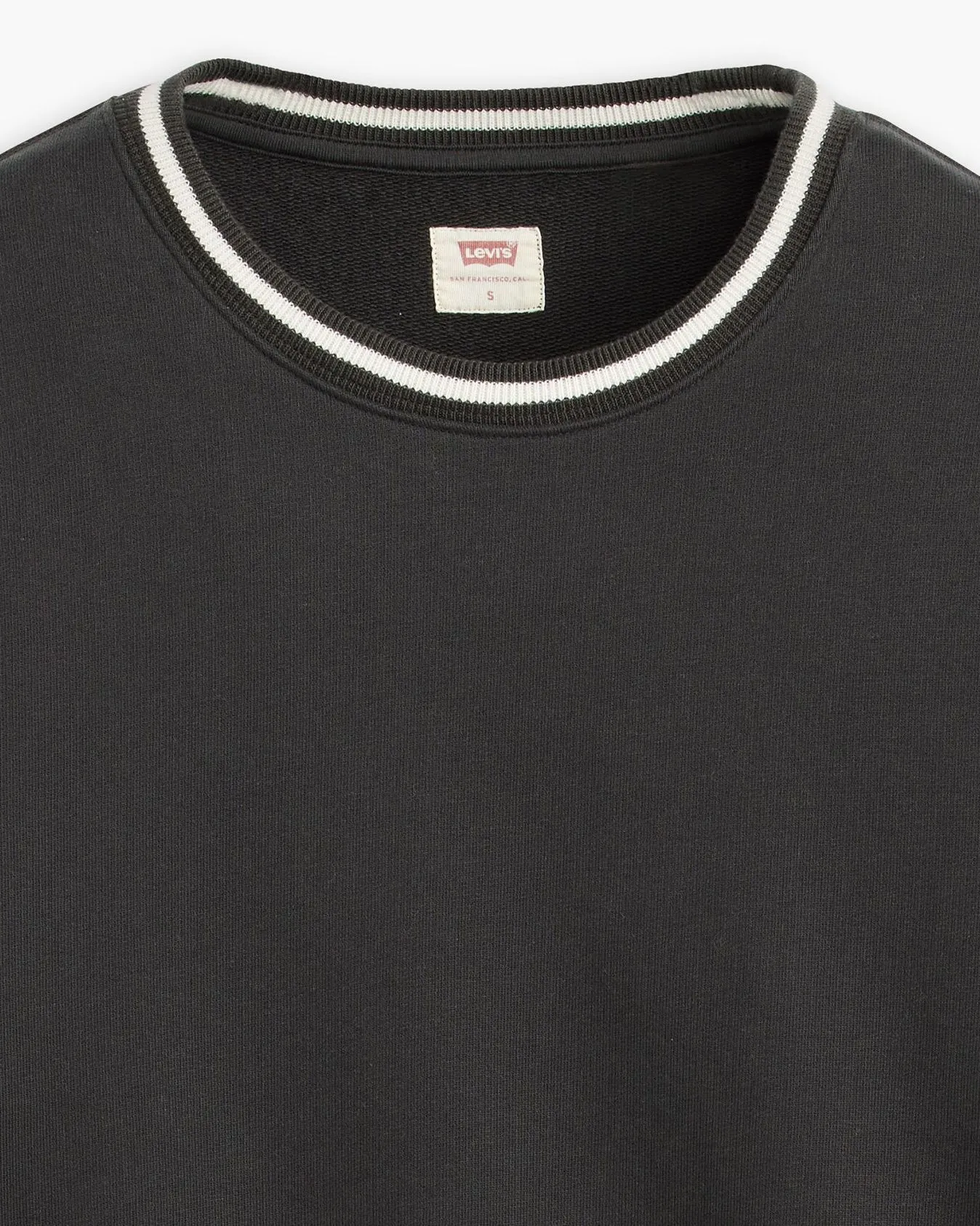 Levi's® Womens GL Heritage Sport Crew Sweat - Archival Script / Pirate Black
