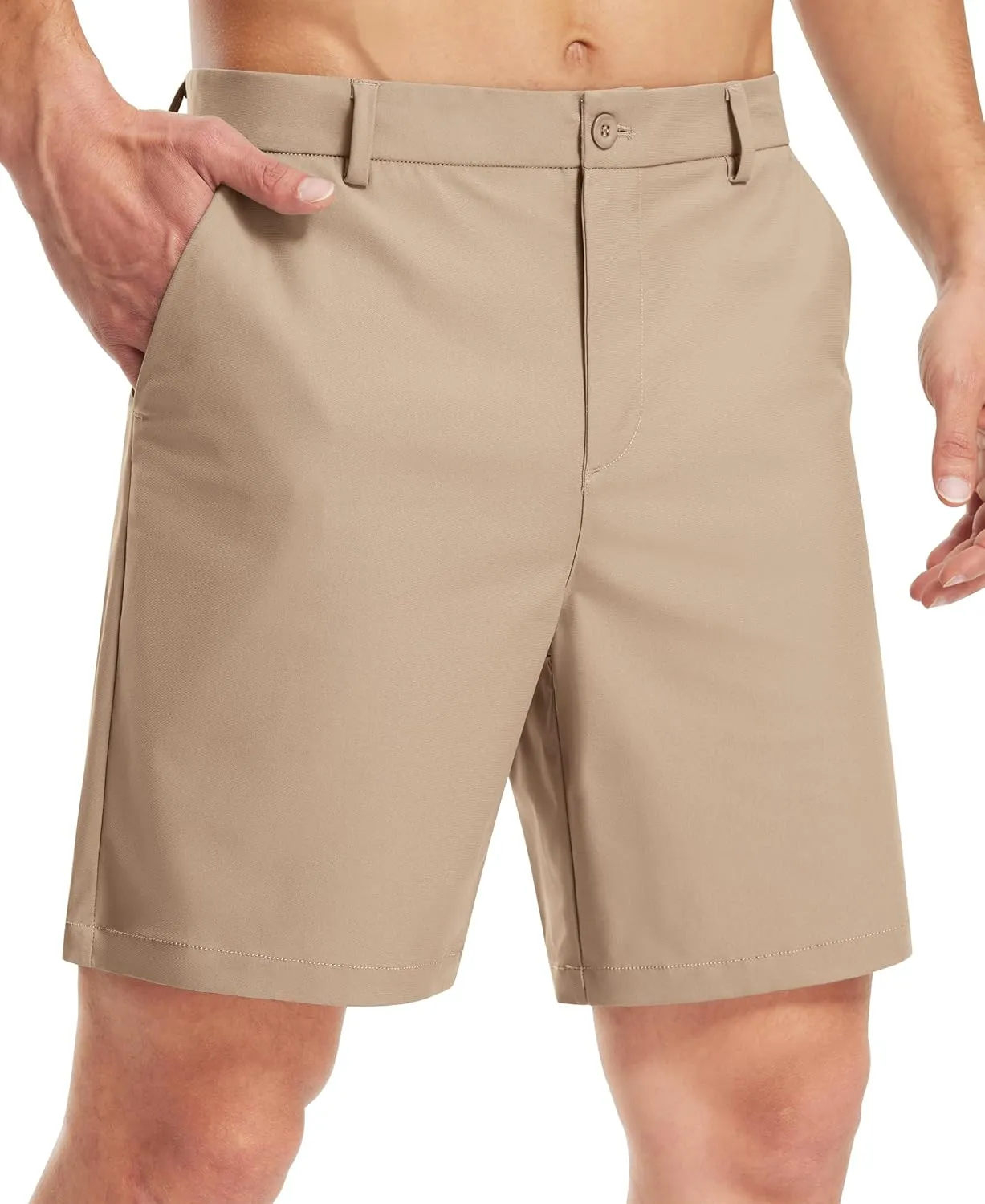 Libin Golf Shorts Men Dress Shorts Casual Work Flat Front Shorts 7" 9" Stretch Lightweight