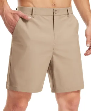 Libin Golf Shorts Men Dress Shorts Casual Work Flat Front Shorts 7" 9" Stretch Lightweight