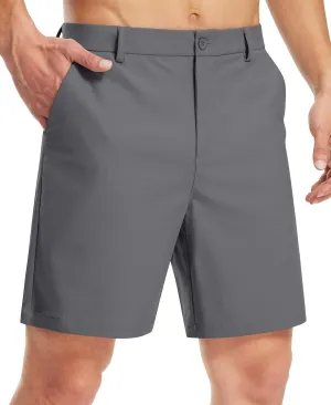 Libin Golf Shorts Men Dress Shorts Casual Work Flat Front Shorts 7" 9" Stretch Lightweight