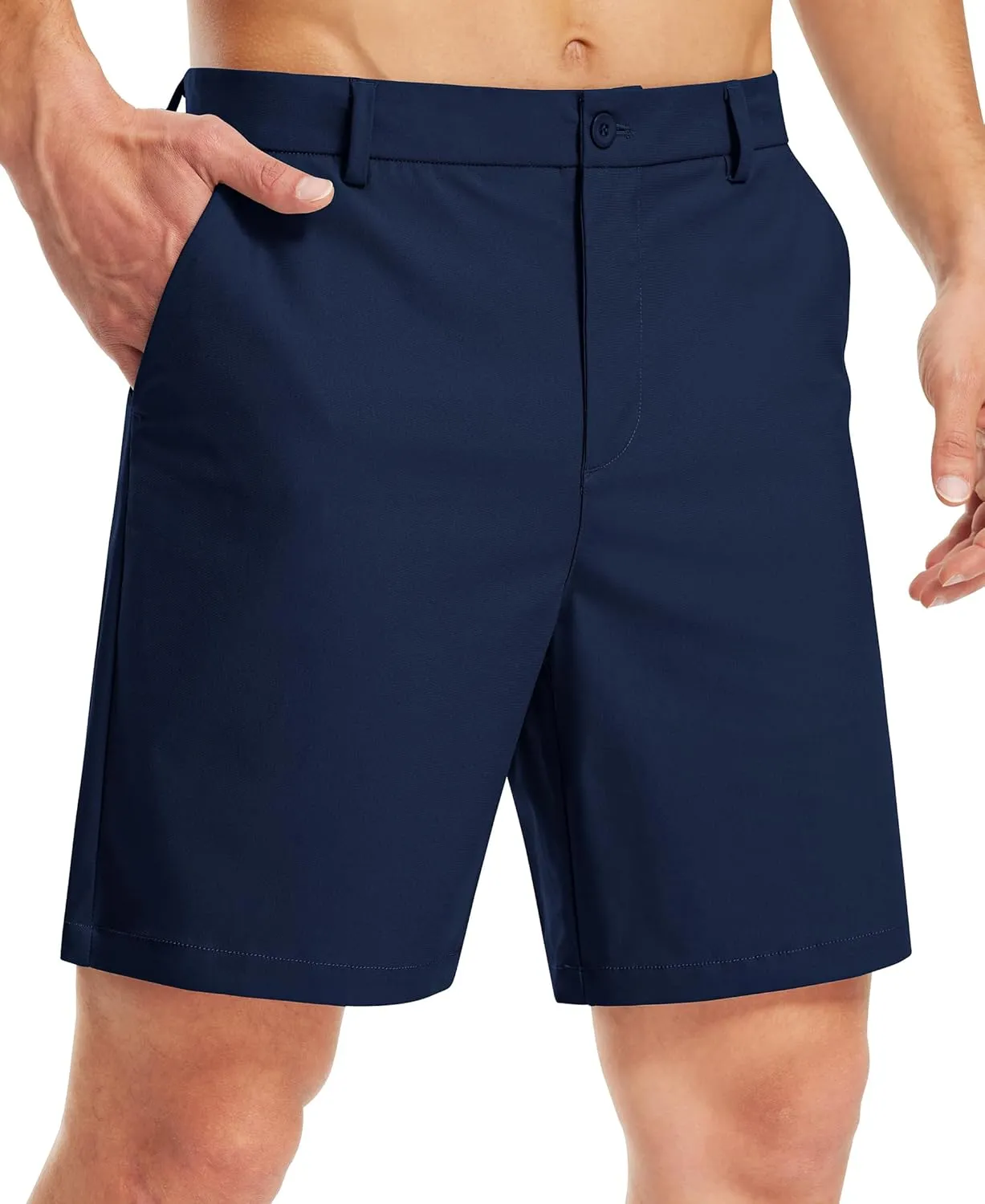 Libin Golf Shorts Men Dress Shorts Casual Work Flat Front Shorts 7" 9" Stretch Lightweight