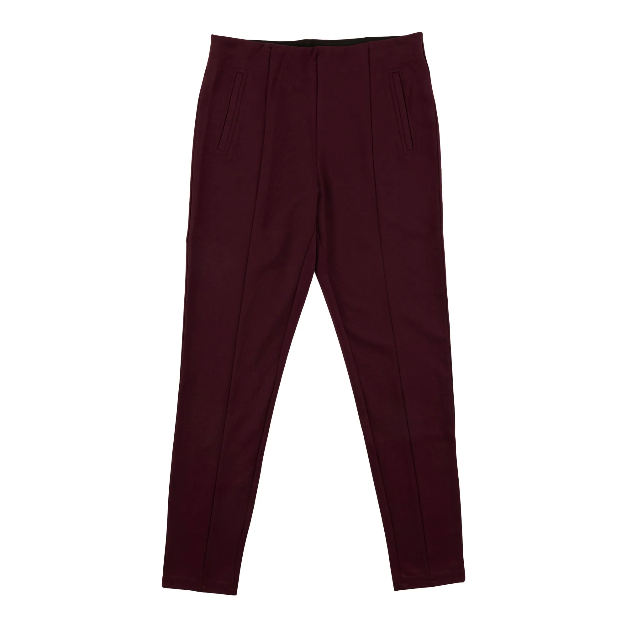 lily morgan Women's Solid Front Seam Leggings