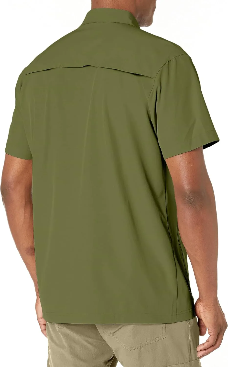 Little Donkey Andy Men's Lightweight Short Sleeve Shirt Quick Dry Stretch Shirt for Hiking Travel, UPF50